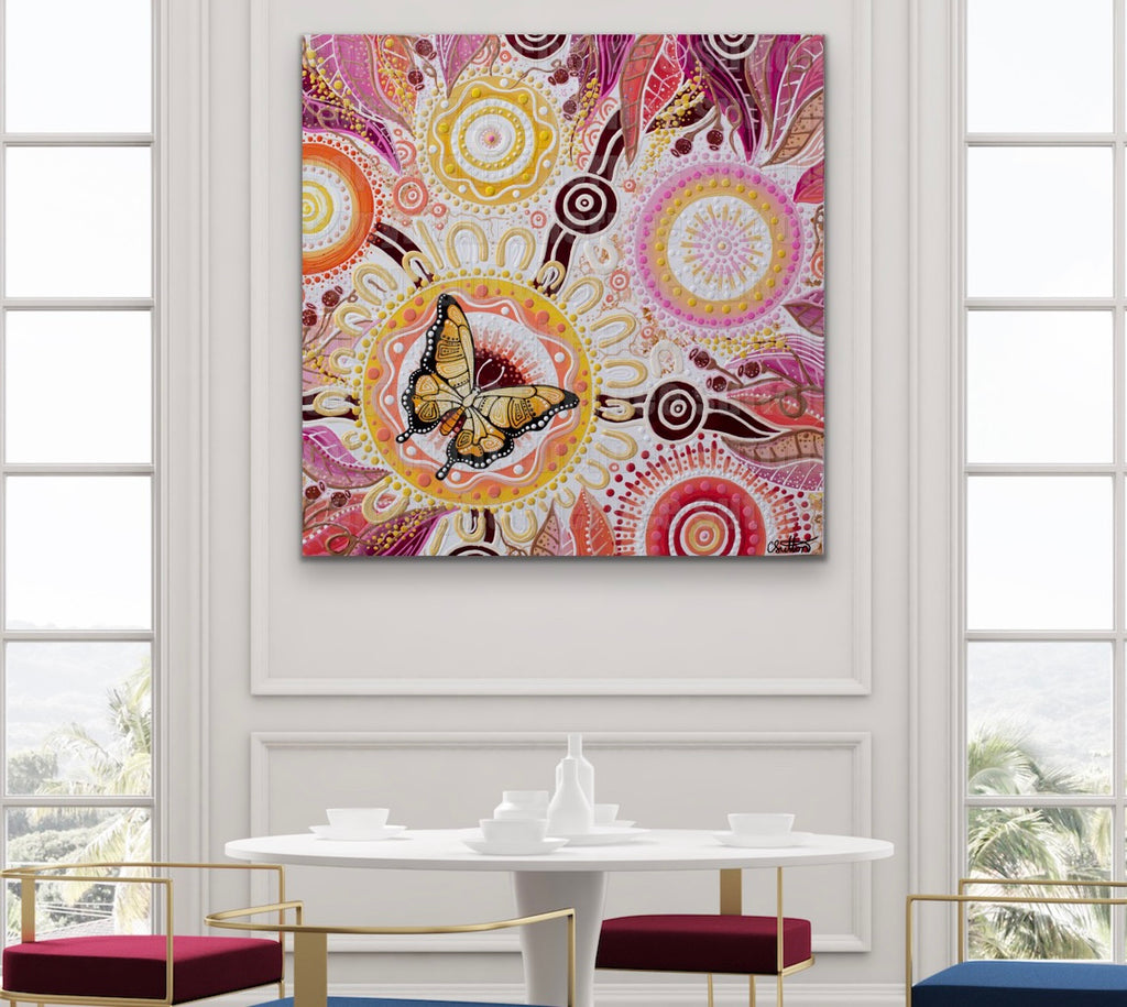 Butterfly - Kali Large Canvas Print